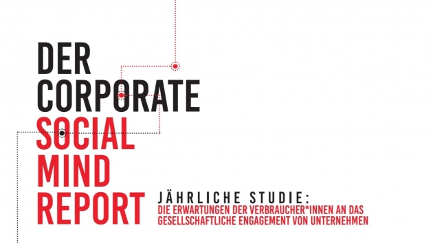 Wie die Studie Der Corporate Social Mind Report zeigt, erwarten Konsument:innen von Unternehmen soziales Engagement - Quelle: Screenshot Wider Sense